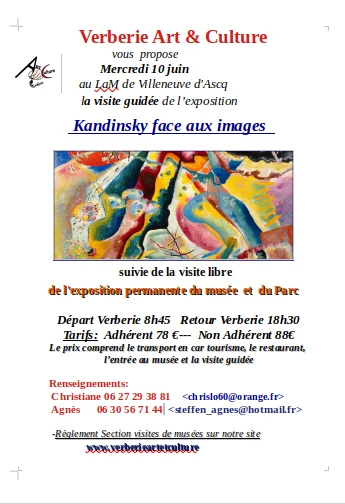 Kandinsky face aux images au LaM à Villeneuve d’Ascq 