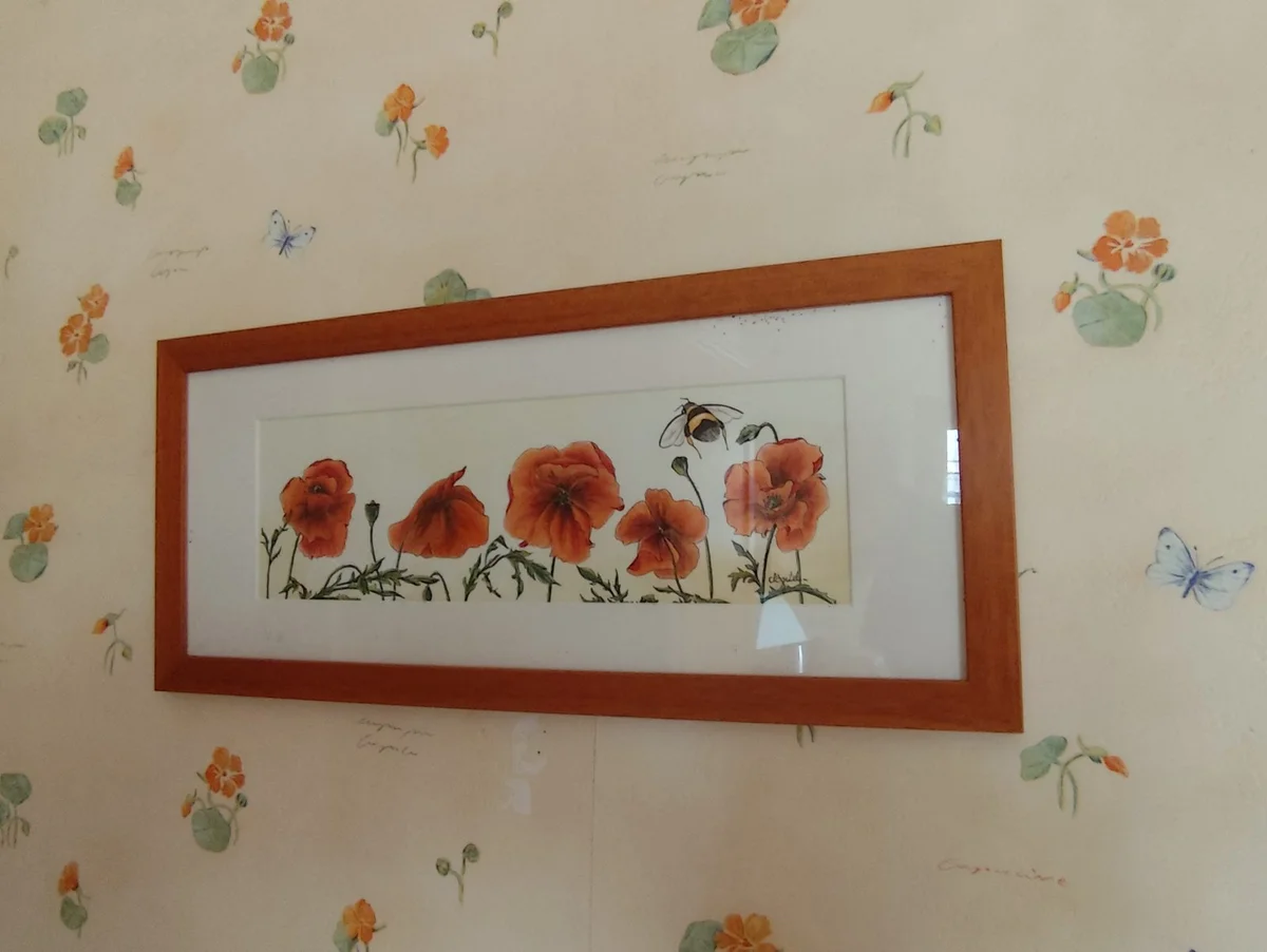 tableau déco coquelicots 