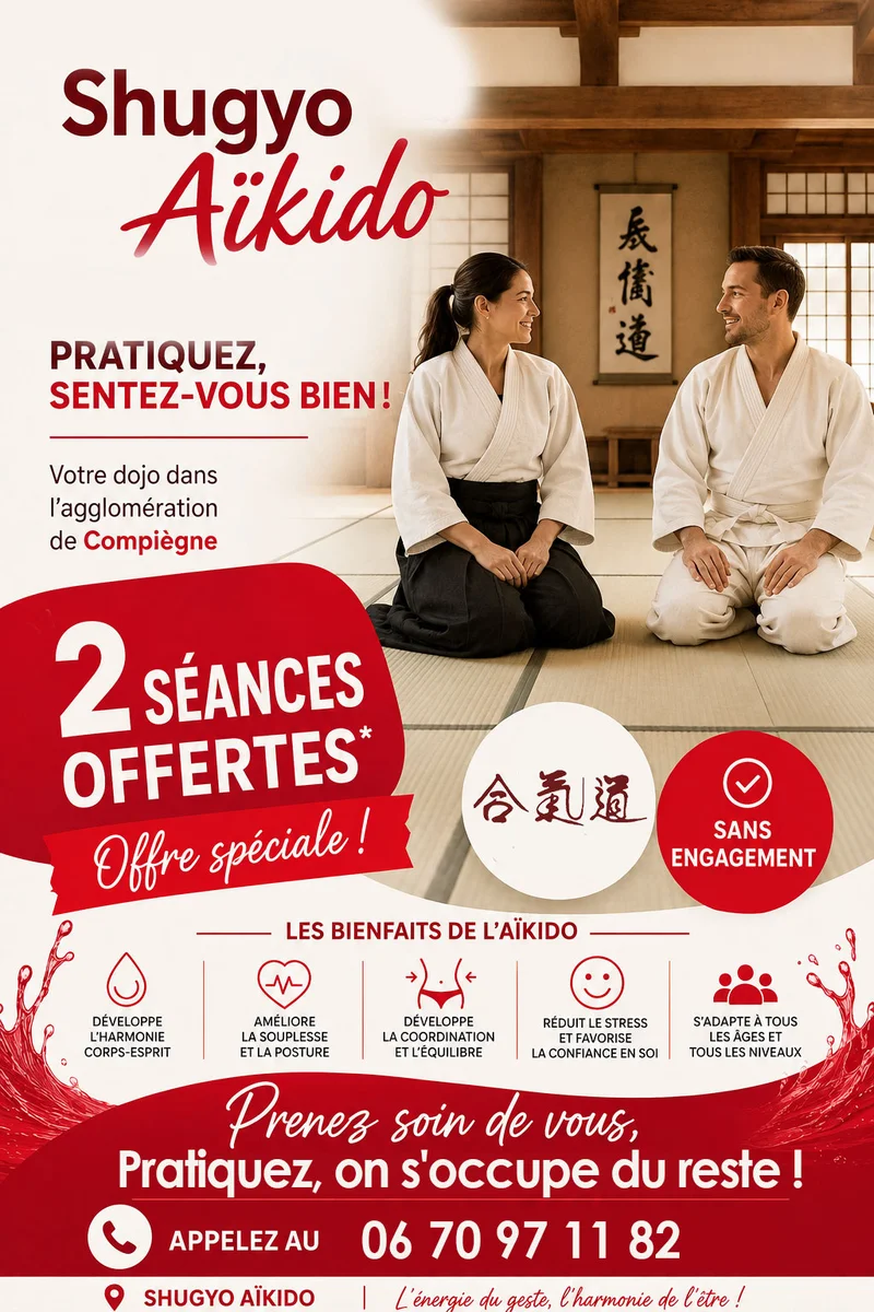 🥋 Prêt à découvrir l'Aïkido, l'art martial venu du Japon ?