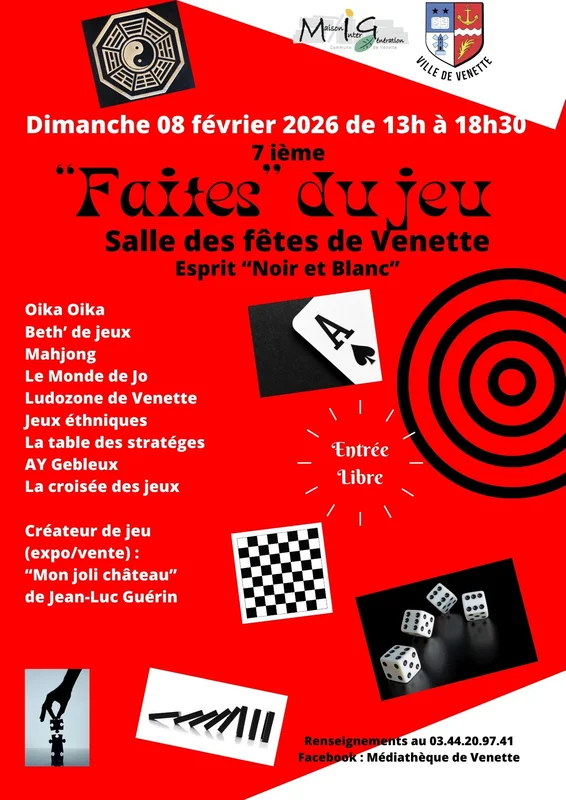 7ème : 'Faites du jeu'