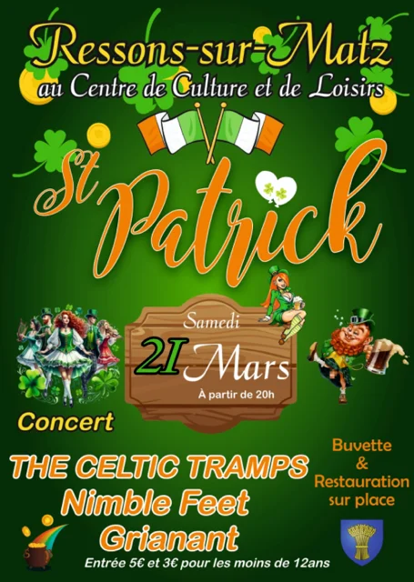 Saint Patrick - Une Soirée 100% Irlandaise