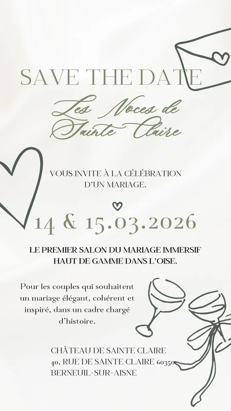 SALON DU MARIAGE Les Noces de Sainte Claire - BERNEUIL SUR AISNE