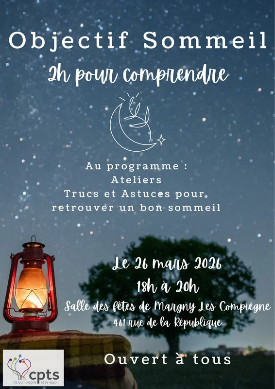 OBJECTIF SOMMEIL - 26/03 MARGNY LES C - 18H  /20H
