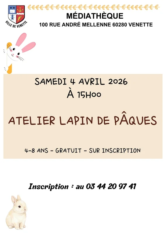 Atelier lapin de Pâques