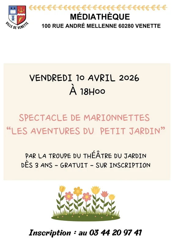Spectacle de marionnettes "les aventures du petit jardin"