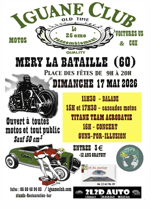 25e Rassemblement Motos, Voitures US & Cox
