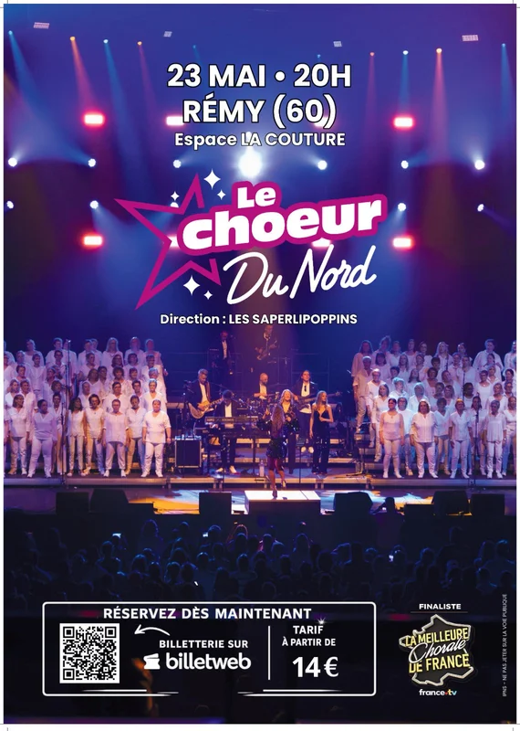 Concert Le Chœur du Nord : show vocal inédit