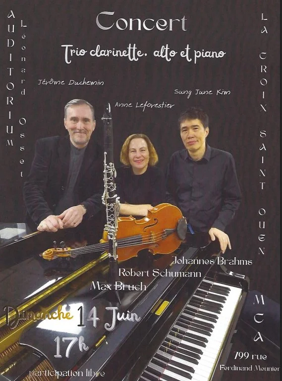 Concert Trio Clarinette Alto Piano