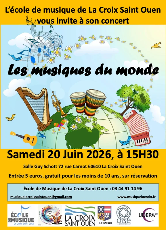 Concert Les musiques du monde