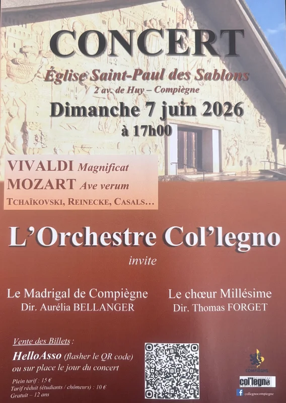 Concert à l'église Saint-Paul des Sablons