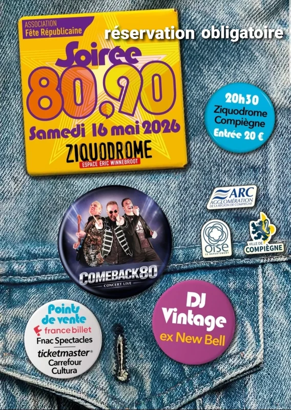Soirée années 80/90