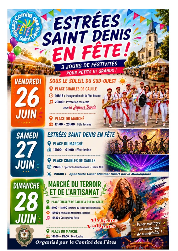 Estrées St Denis en fête - Fête foraine