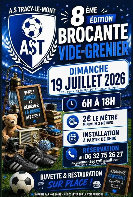 8ème brocante TRACY LE MONT