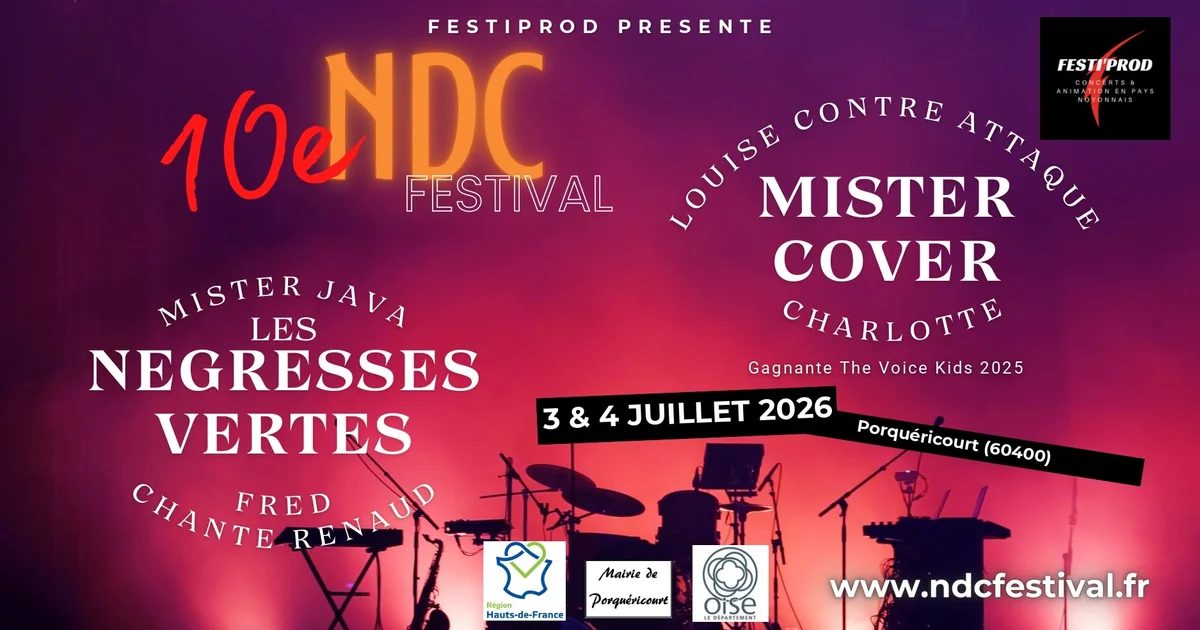 Festival NDC Porquéricourt 2026 - 10e anniversaire